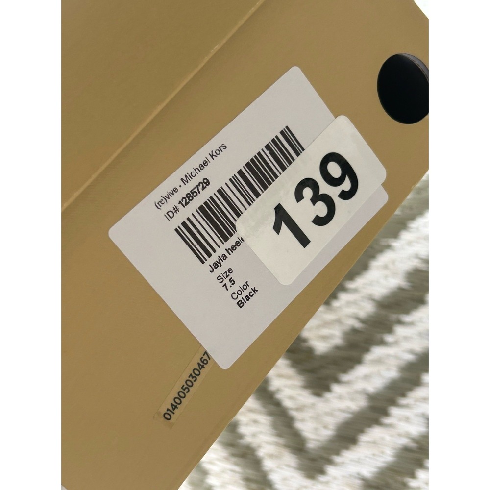 $298 NEW! Michael Kors Woman's Boots Jayla Heeled Bootie Fringe Kitten Heel 7.5 - Picture 3 of 6